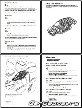 Porsche 911 GT2 Coupe & Cabrio (996) 2000�2005 Body Repair Manual